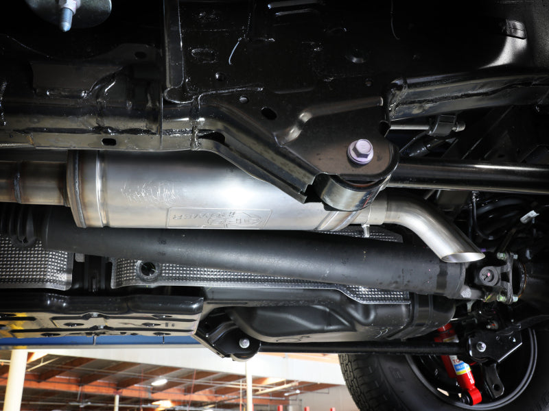 aFe 2024 Toyota Tacoma L4-2.4L ROCK BASHER 2.5in 409 Stainless Steel Cat-Back Exhaust System - Burkken Auto Parts