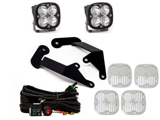 Baja Designs 21+ Ford Bronco Sport Squadron Sport Spot LED Light Pods - Clear - Burkken Auto Parts