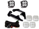 Baja Designs 21+ Ford Bronco Sport Squadron Sport Spot LED Light Pods - Clear - Burkken Auto Parts