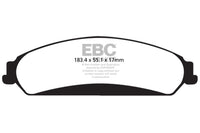 EBC 11+ Chrysler 300 Limited 3.6 4WD Greenstuff Front Brake Pads - Burkken Auto Parts