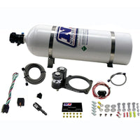Nitrous Express Dodge Hellcat/Demon Nitrous Plate Kit w/15lb Bottle - Burkken Auto Parts
