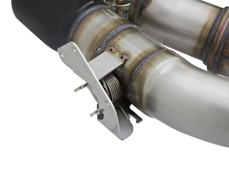 aFe MACHForce XP 3in 304 SS Axle-Back Exhaust Dual Exhaust (NPP) w/ Black Tips 16-17 Camaro SS V8 - Burkken Auto Parts