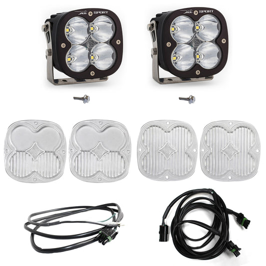 Baja Designs 2021+ Ford Bronco A Piller Light Kit XL Sport Spot w/Upfitter - Burkken Auto Parts