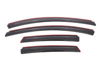 AVS 12-18 Ford Focus Ventvisor In-Channel Front & Rear Window Deflectors 4pc - Smoke - Burkken Auto Parts