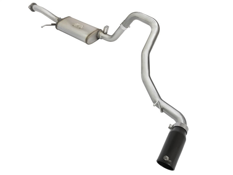 aFe MACHForce XP 2-1/2in SS-304 Cat-Back Exhausts w/ Black Tip 02-16 Nissan Patrol (Y61) I6-4.8L - Burkken Auto Parts