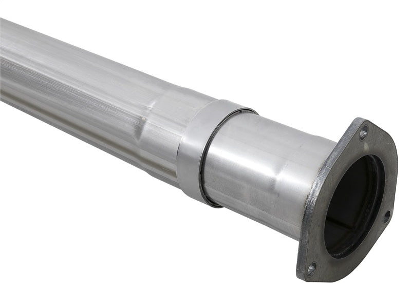 aFe Rebel XD 4in SS DPF-Back Exhaust 17-18 FOrd Diesel Trucks V8-6.7L (td) w/ Dual Black Tips - Burkken Auto Parts
