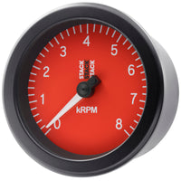 Autometer Stack Sport 88mm 0-8K RPM Tachometer - Red - Burkken Auto Parts