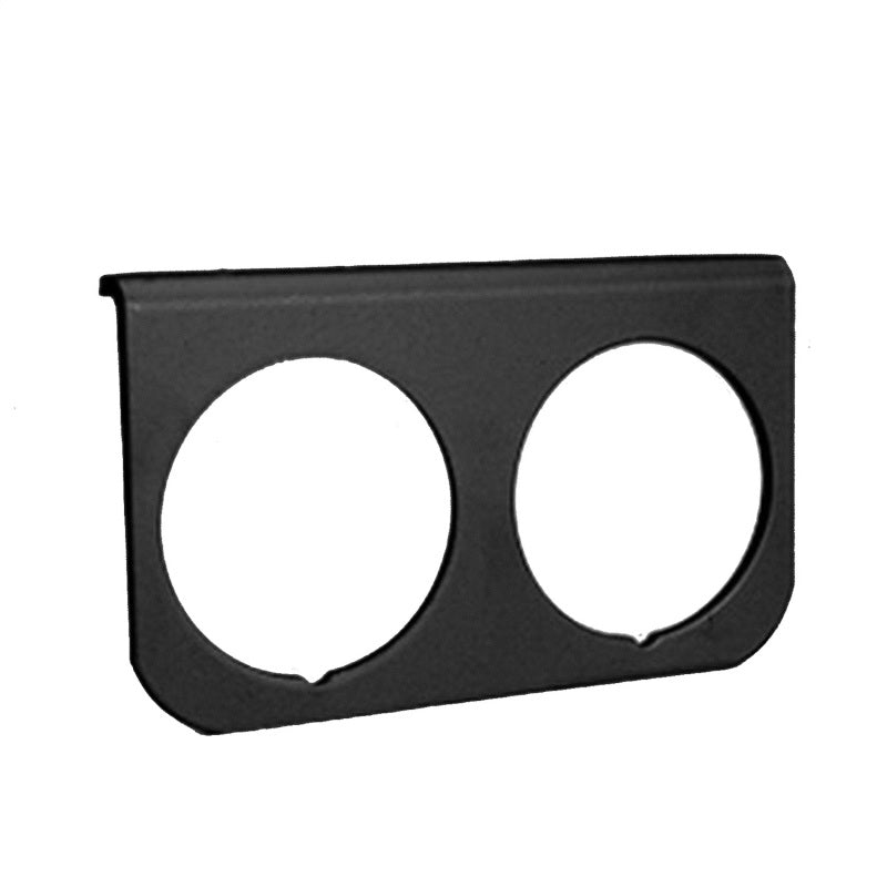Autometer 2-1/16in Black 2-Hole Gauge Panel - Burkken Auto Parts