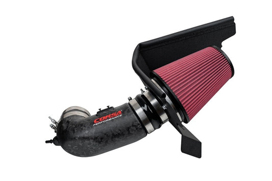 Corsa 17-24 Chevrolet Camaro ZL1 Matte Forged Carbon Fiber Air Intake w/ DryTech 3D Filter - Burkken Auto Parts