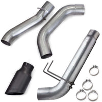 Banks Power 19-23 Dodge Ram Mega Cab 6.7L Cummins Monster Exhaust - SS Single Exhaust w/ Black Tip - Burkken Auto Parts