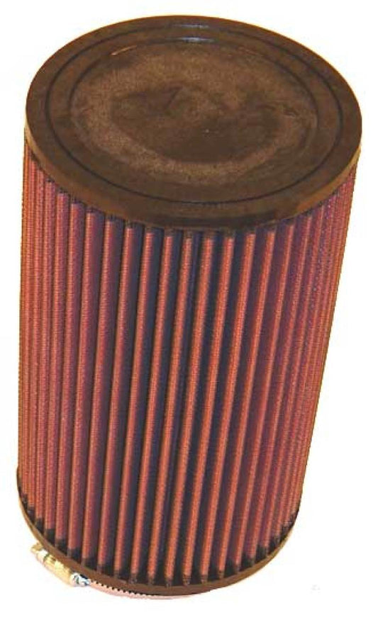 K&N Filter Universal Rubber Filter Round Straight 3.5in Flange ID x 5in OD x 8.5in H - Burkken Auto Parts