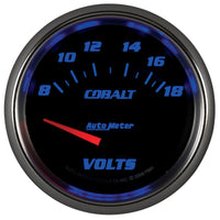 AutoMeter Gauge Voltmeter 2-5/8in. 18V Electric Cobalt - Burkken Auto Parts