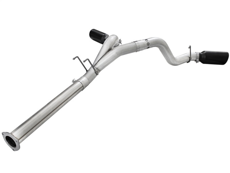 aFe Atlas Exhaust 4in DPF-Back Al Steel 11-14 Ford Diesel Trucks V8-6.7L (td) - Burkken Auto Parts