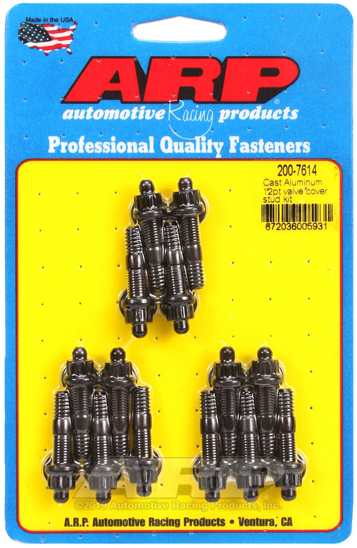 ARP Cast Aluminum 12pt Valve Cover Stud Kit - Burkken Auto Parts