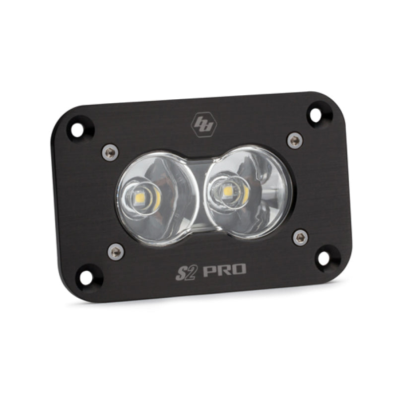 Baja Designs S2 Pro Work/Scene Pattern Flush Mount LED Work Light - Clear - Burkken Auto Parts