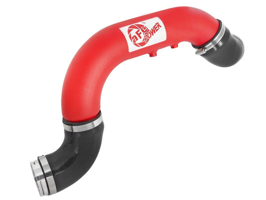 aFe BladeRunner 3in Red IC Tube Cold Side w/ Coupling & Clamp Kit 2016 GM Colorado/Canyon 2.8L - Burkken Auto Parts