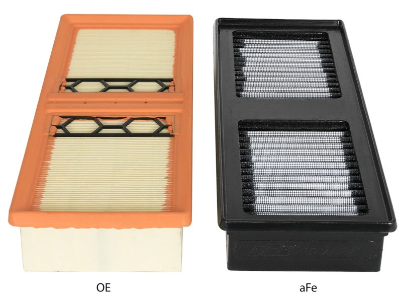aFe Magnum FLOW Pro DRY S OE Replacement Air Filter 17-18 Alfa Romeo Giulia I4-2.0L (t) - Burkken Auto Parts
