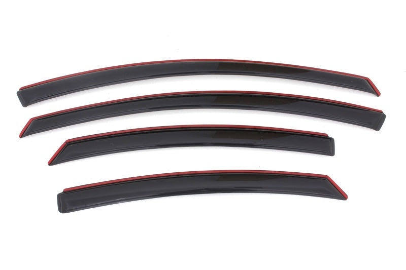 AVS 11-14 Hyundai Sonata Ventvisor In-Channel Front & Rear Window Deflectors 4pc - Smoke - Burkken Auto Parts