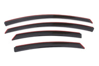 AVS 11-14 Hyundai Sonata Ventvisor In-Channel Front & Rear Window Deflectors 4pc - Smoke - Burkken Auto Parts
