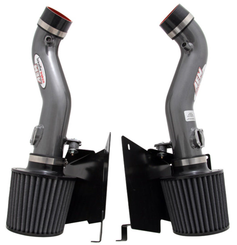 AEM 07 350z Silver Dual Inlet Cold Air Intakes w/ Heat Sheilds - Burkken Auto Parts
