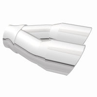 MagnaFlow Double Wall 3in Dual Round Polished Tip 2.25in Inlet - Burkken Auto Parts