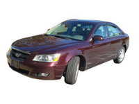 AVS 05-10 Hyundai Sonata (Old Body Style) Ventvisor Outside Mount Window Deflectors 4pc - Smoke - Burkken Auto Parts