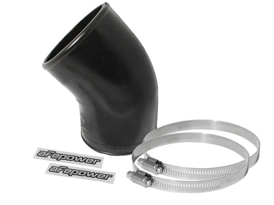 aFe Magnum FORCE Silicone Replacement Coupling Kit 3in ID to 2.75in ID x 45 Deg. Elbow - Black - Burkken Auto Parts