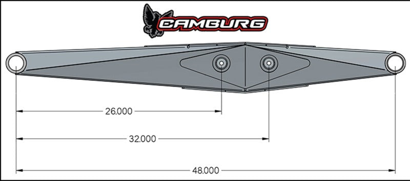 Camburg Race Series 48in. Lower Links (pair) - Burkken Auto Parts