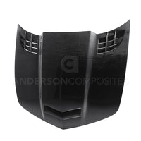 Anderson Composites 10-13 Chevy Camaro TTII-Style Carbon Fiber Hood - Burkken Auto Parts
