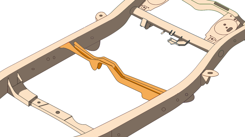 Rust Buster 4Runner & FJ Cruiser Fuel Tank Crossmember