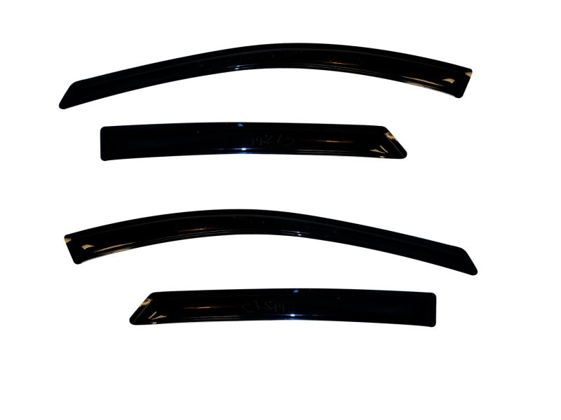 AVS 10-15 Hyundai Tucson Ventvisor Outside Mount Window Deflectors 4pc - Smoke - Burkken Auto Parts
