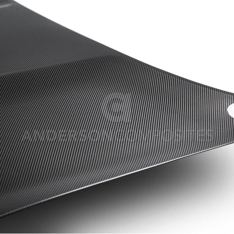 Anderson Composites 2015-2017 Ford Mustang Shelby GT350 Double Sided Carbon Fiber Hood - Burkken Auto Parts
