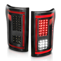 ANZO 15-17 Ford F-150 LED Taillights Black w/ Sequential - Burkken Auto Parts