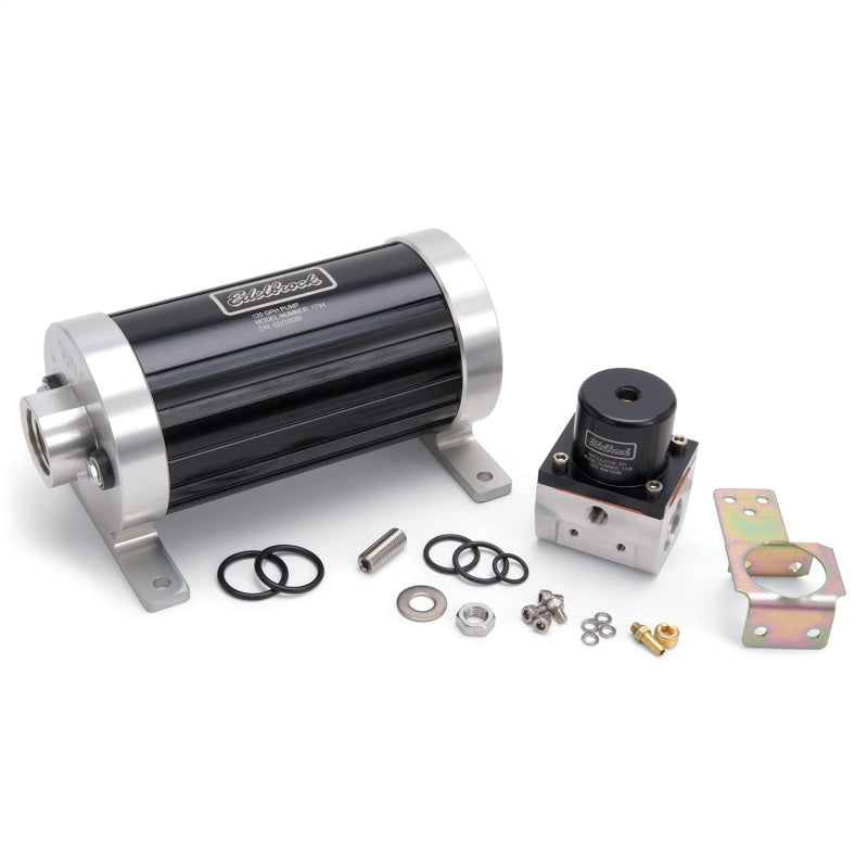 Edelbrock Fuel Pump Kit 1794 Pump And 1729 Regulator for EFI Supports Up to 1500Hp - Burkken Auto Parts