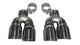 Corsa 16-19 Cadillac ATS 3.6T 4in Inlet / 4in Outlet Twin Polished Tip Kit (For Corsa Exhaust Only) - Burkken Auto Parts