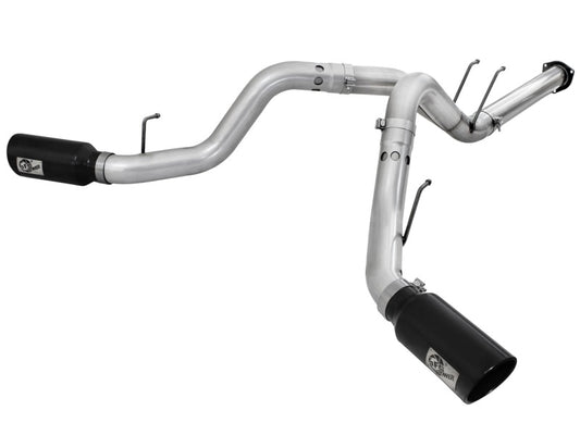 aFe Atlas Exhaust 4in DPF-Back Al Steel 11-14 Ford Diesel Trucks V8-6.7L (td) - Burkken Auto Parts