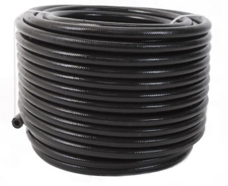 Aeromotive PTFE SS Braided Fuel Hose - Black Jacketed - AN-06 x 16ft - Burkken Auto Parts