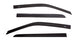 AVS 07-18 Jeep Wrangler Unlimited Ventvisor Low Profile Window Deflectors 4pc - Matte Black - Burkken Auto Parts