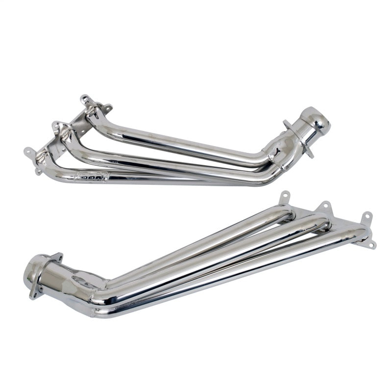BBK 10-11 Camaro V6 Long Tube Exhaust Headers With Converters - 1-5/8 Chrome - Burkken Auto Parts