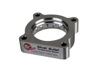 aFe 07-12 Dodge 1500 / 07-12 Dodge Dakota V6 3.7L Silver Bullet Throttle Body Spacer - Silver - Burkken Auto Parts
