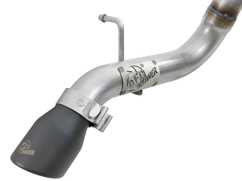 aFe MACH Force-Xp Axle-Back Hi-Tuck Exhaust System w/Black Tip 18-19 Jeep Wrangler (JL) V6 3.6L - Burkken Auto Parts