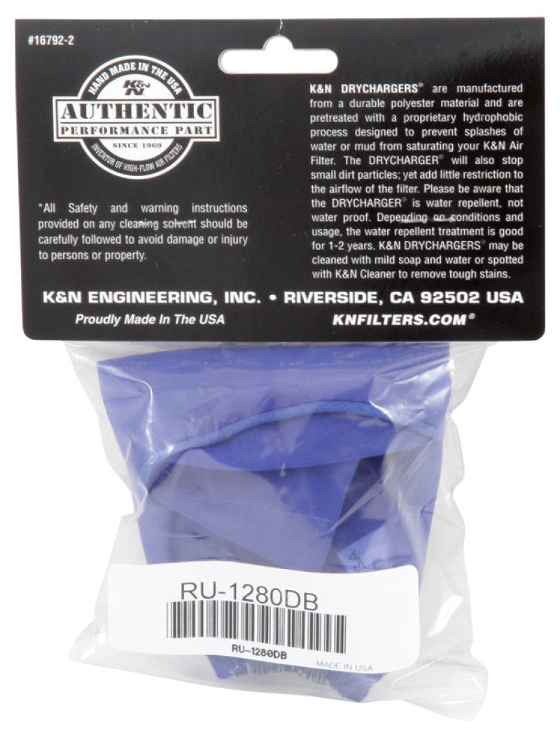 K&N Air Filter Wrap- Blue - Burkken Auto Parts