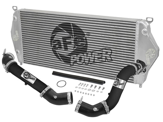 aFe BladeRunner Intercooler w/ Black Tubes 16-17 Nissan Titan XD V8 5.0L (td) - Burkken Auto Parts