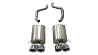 Corsa 2009-2013 Chevrolet Corvette (C6) 6.2L Polished Sport Axle-Back Exhaust w/4.5in Tips - Burkken Auto Parts