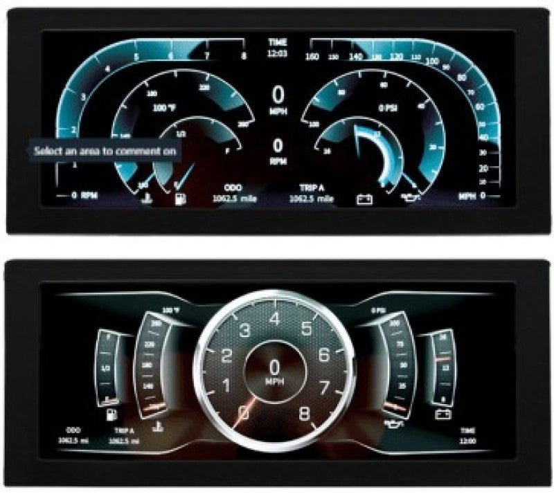 Autometer InVision Digital Instrument Display Color LCD Including Panel Mount - Universal - Burkken Auto Parts