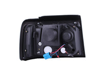 ANZO 1992-1996 Ford F-150 Projector Headlights w/ Halo Chrome w/ Side Markers and Parking Lights - Burkken Auto Parts