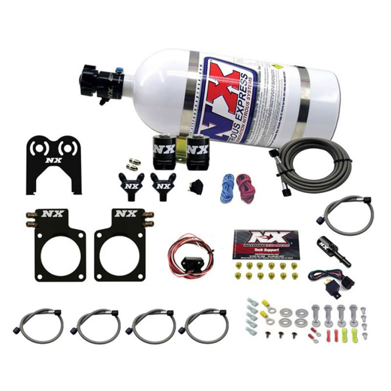 Nitrous Express Nissan GT-R Nitrous Plate Kit (35-300HP) w/10lb Bottle - Burkken Auto Parts