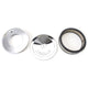 Edelbrock Air Cleaner Pro-Flo Series Round Steel Top Paper Element 10In Dia X 3 5In Chrome - Burkken Auto Parts