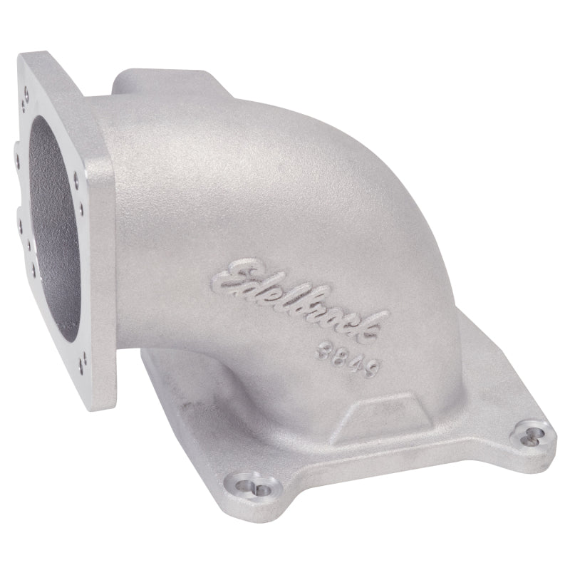 Edelbrock High Flow Intake Elbow 95mm Throttle Body to Square-Bore Flange As-Cast Finish - Burkken Auto Parts