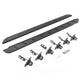 Go Rhino 21-22 Ford Bronco (Excl. Sport) 4DR RB10 Slim Running Boards Kit (w/Brackets) - Tex. Blk